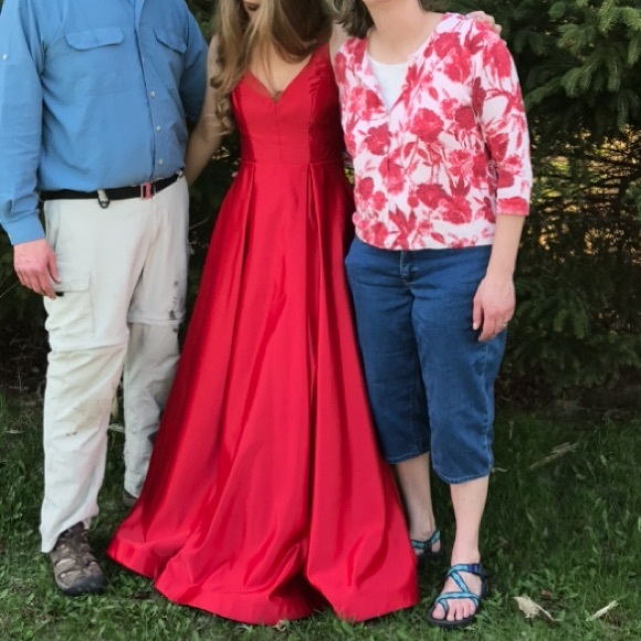 Windsor Satin Prom Dress - Picture 3 of 6